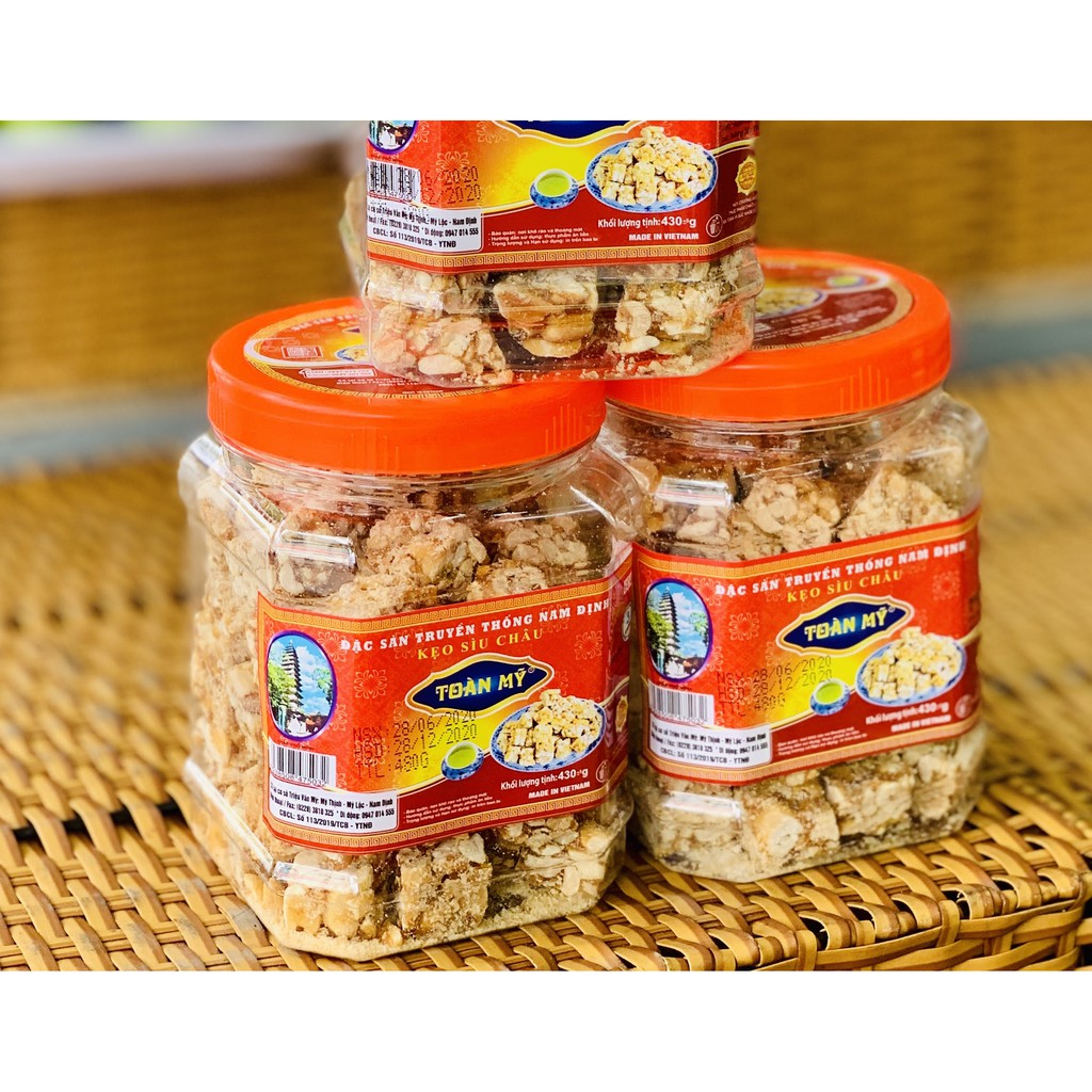 Hộp Kẹo Sìu Châu Toàn Mỹ - Đặc Sản Nam Định