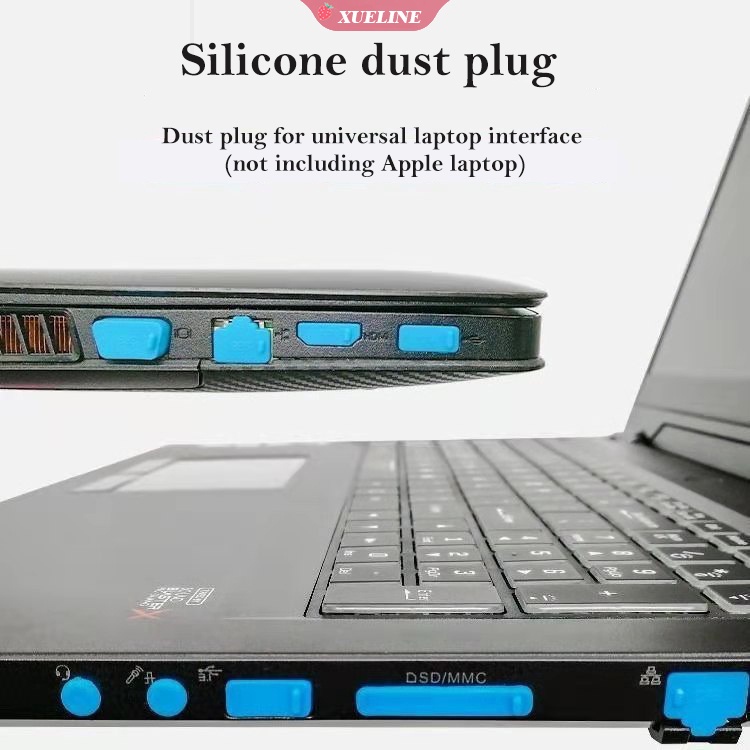 Set 16 nút bịt chống bụi các cổng kết nối trên máy tính xách tay tiện dụng