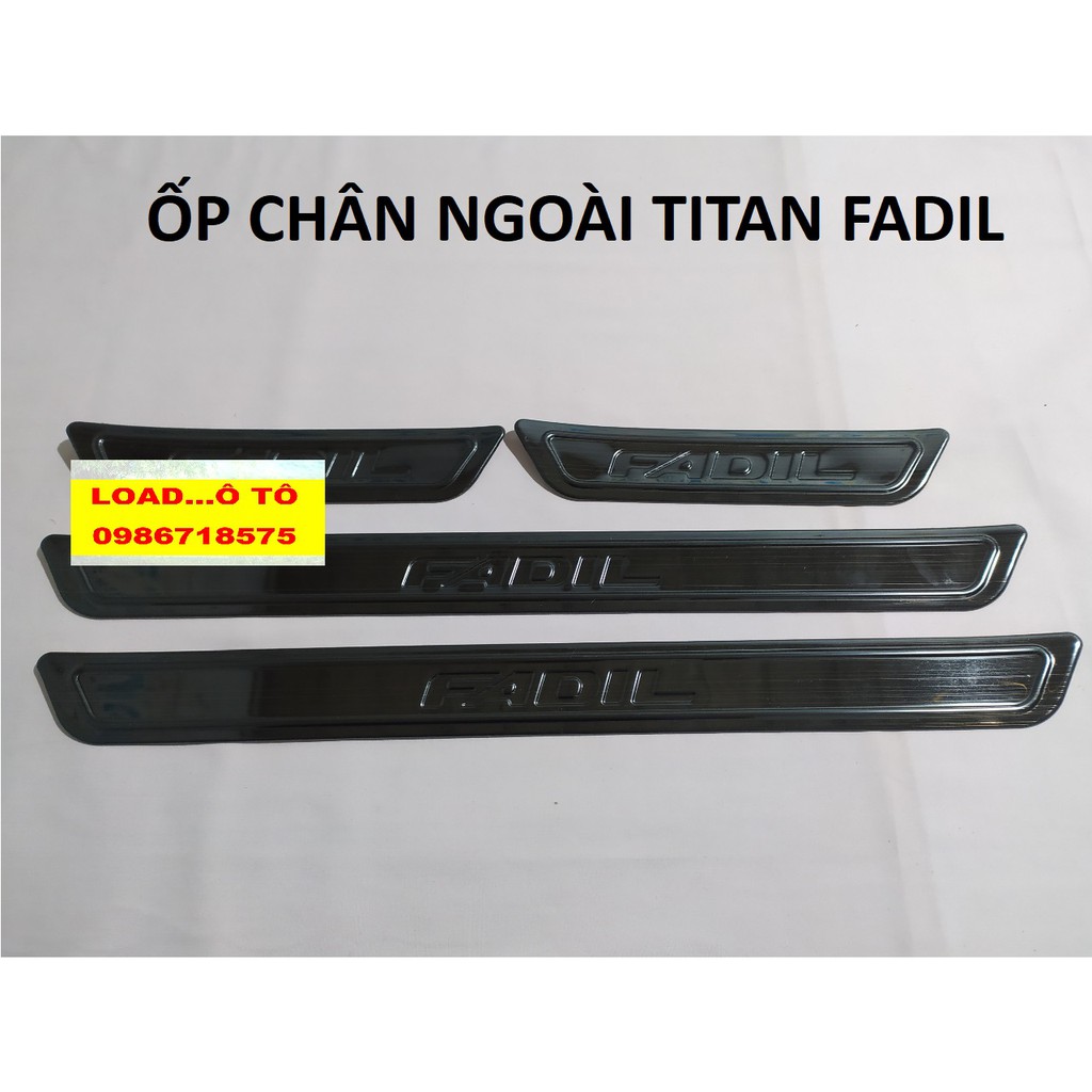 Ốp Bậc Cửa, Nẹp bước chân Trong Ngoài Xe VinFast Fadil Titan Cao Cấp Nhất Thị Trường