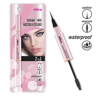 Kẻ mắt nước và mascara 2 đầu Mira Diamond