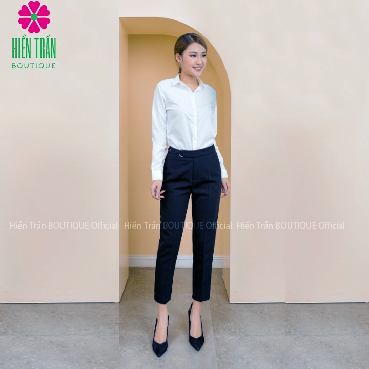 Quần tây nữ có khuyên D Ruby Fashion, chất vải cao cấp, form dáng chuẩn, sang trọng | BigBuy360 - bigbuy360.vn