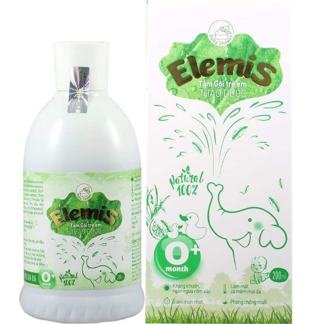 Nước tắm thảo dược Elemis cho trẻ sơ sinh Chính hãng DK Pharma Chai 200ml / 500ml