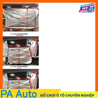 Bạt phủ che nắng 2 mặt ô tô, xe hơi cao cấp, bạt phủ kinh lái, kính hậu ô tô lớp bạc phản quang chống nóng, Tấm chắn kín