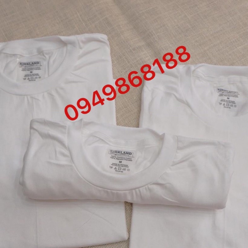 Áo phông trắng kirkland VN