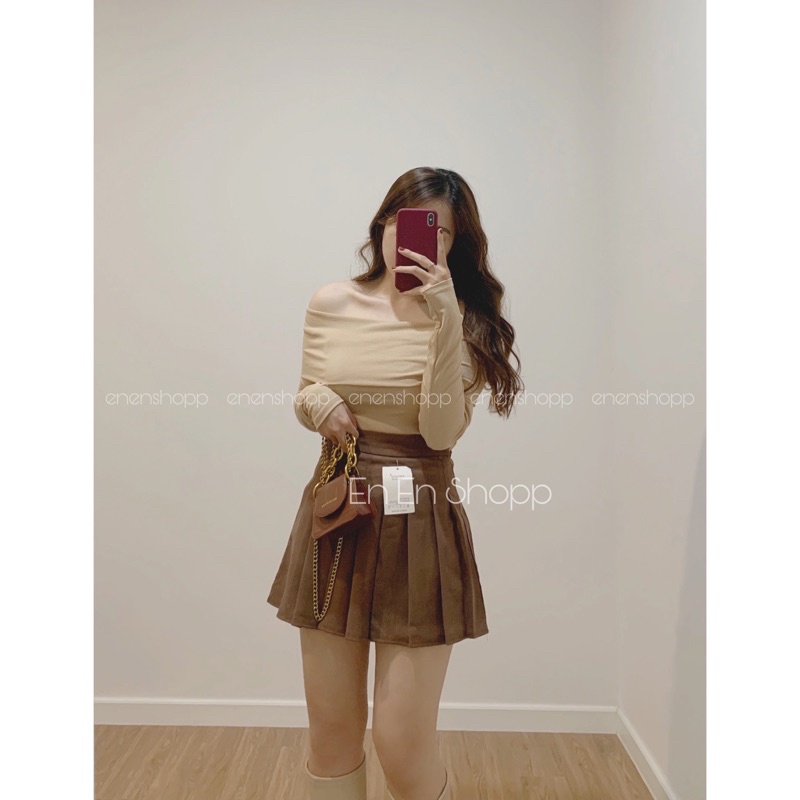 Chân váy xếp ly tennis