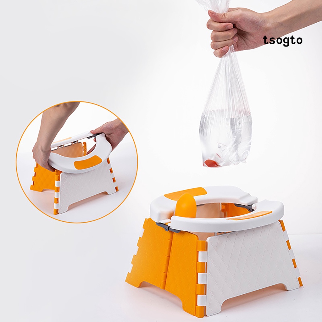 Ghế đi vệ sinh dùng trên xe hơi có thể gấp lại tiện lợi