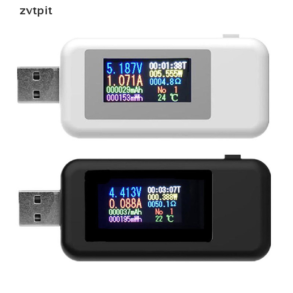 [ZVPT] 10 in 1 USB Type-c Tester voltmeter Current Detector Current Voltage Detector DSF