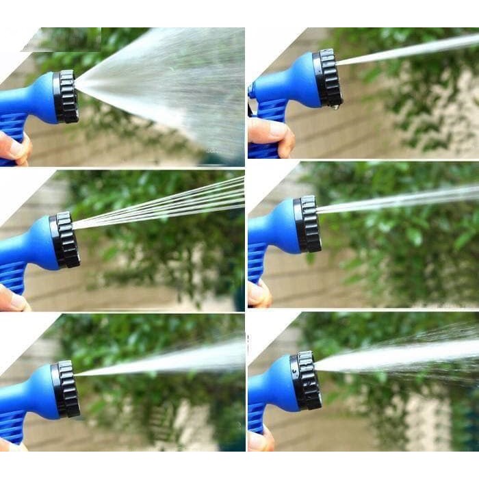 Vòi xịt nước 30 mét 100 feet giãn nở thông minh Magic Hose - vòi nước rửa xe tưới cây tăng giảm áp suất