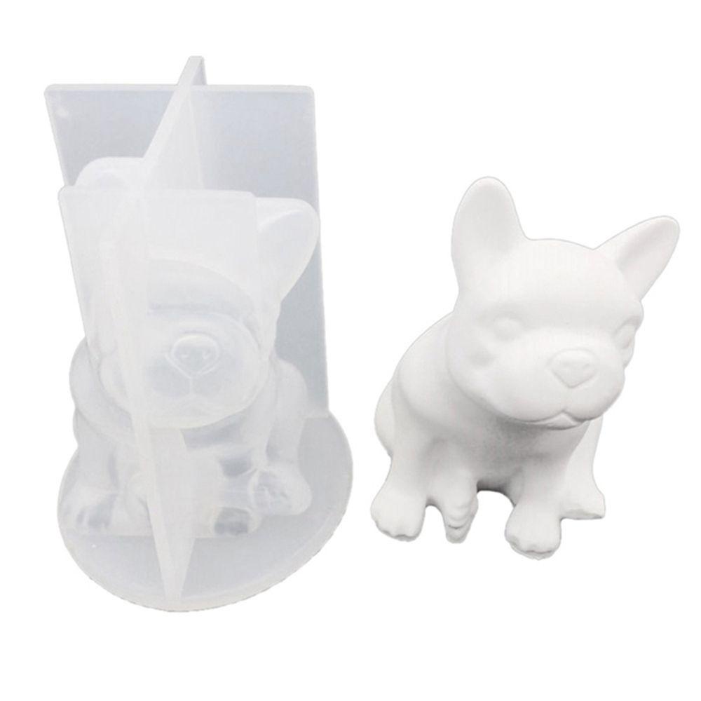 AUGUSTINA Khuôn Silicone Làm Bánh Hình Chó Bull 3D