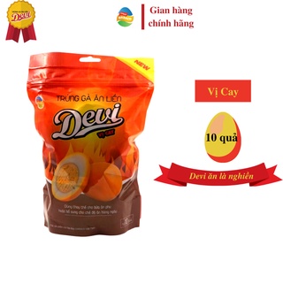 Trứng gà ăn liền Devi vị cay túi 10 quả