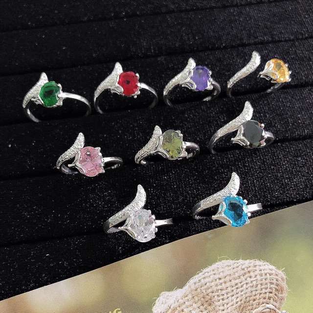 Nhẫn hồ ly bạc nữ PANSY thiết kế hở freesize, nhẫn nữ bạc ta 925 đính đá cao cấp