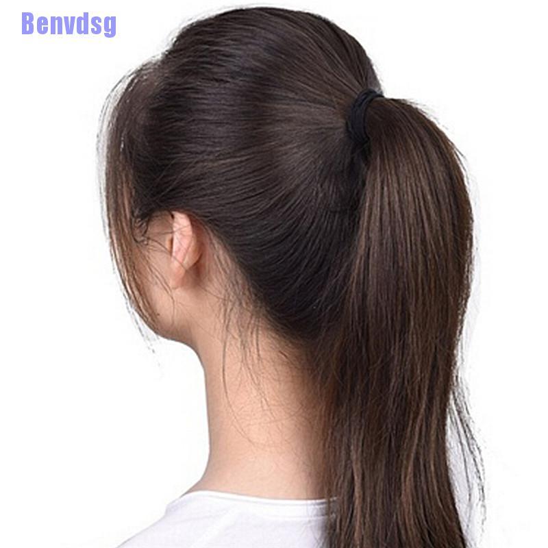 Set 40 Dây Cột Tóc Co Giãn Màu Đen Cho Nữ