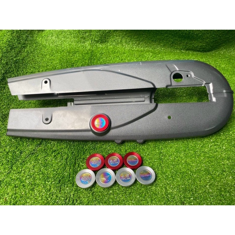 Nắp chụp carte, chụp hộp sên nhôm cnc kèm logo titan