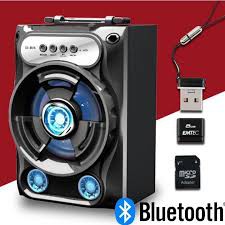 loa bluetooth mini xách tay sành điệu 5W loại (vỏ gỗ)