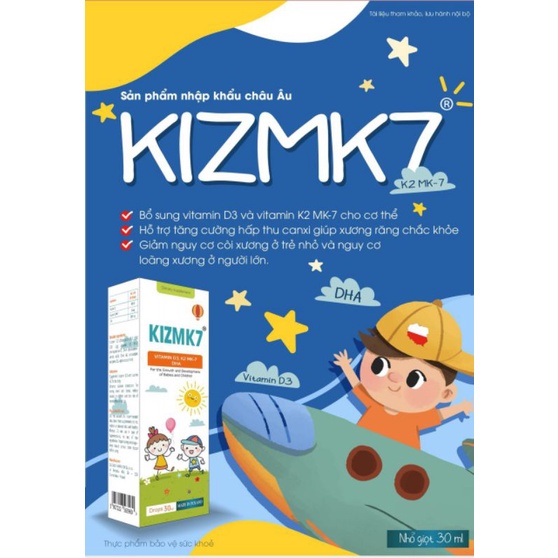 KIZMK7 hỗ trợ trẻ biếng ăn 30ml