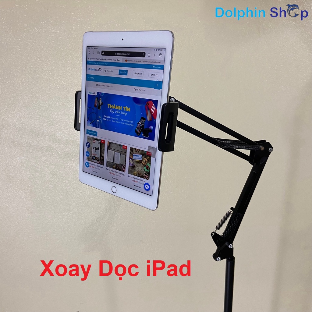 Giá Đỡ iPad, Điện Thoại Cao Cấp Xoay Mọi Góc Chắc Chắn