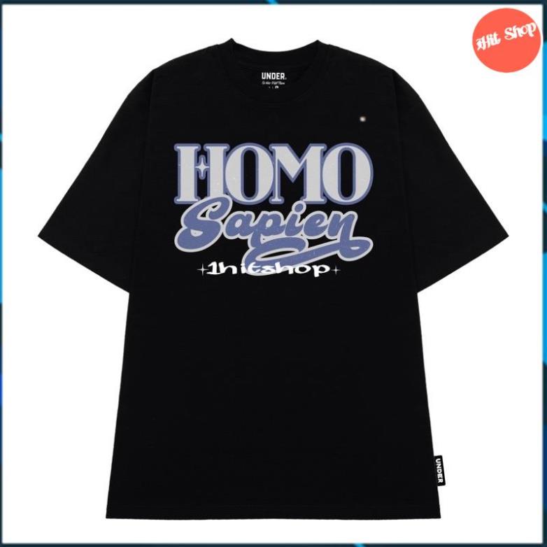 Áo phông nam 1HITSHOPUNISEX Áo thun UNDER Homosapien Tee 2021 - UTS009 mát hút mồ hôi 3 size M L XL