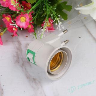 Đuôi đèn e27 kèm công tắc