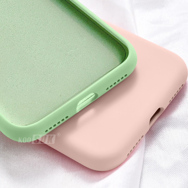 Koosuk Ốp điện thoại silicone mềm chống bẩn cho OPPO A9 A5 2020 A11X 6.5"