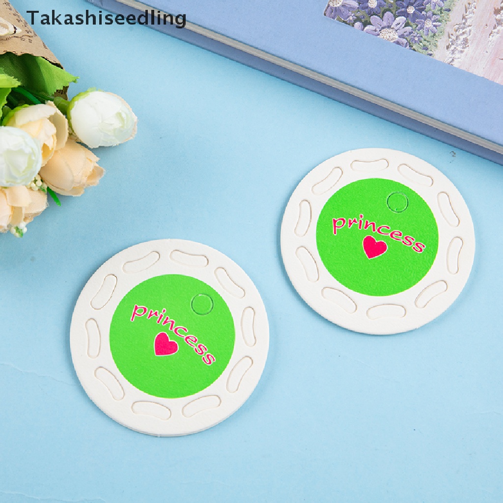 Set 50 Thẻ Giấy Tròn 10 Lỗ Màu Hồng / Xanh Lá / Vàng / Đỏ Tự Làm Kẹp Tóc Trang Sức Thủ Công Bán Chạy