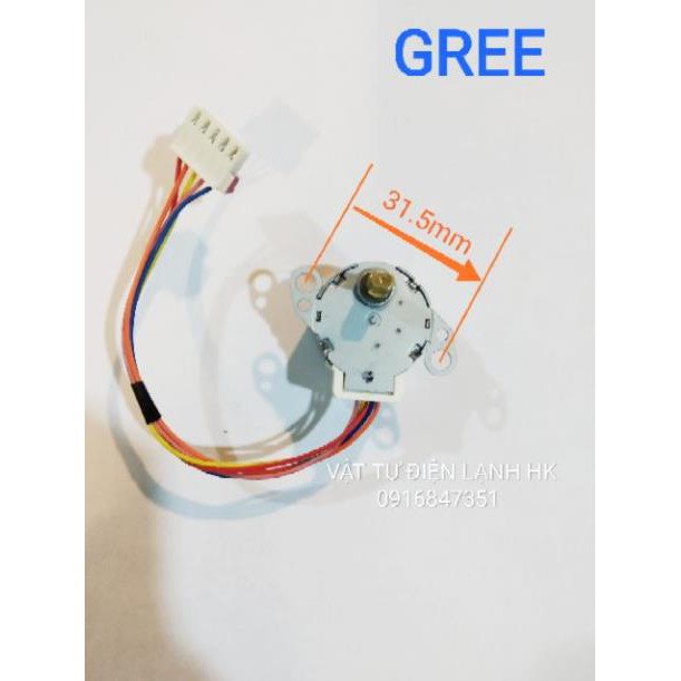 Motor cánh vẫy đảo gió điều hoà - mô tơ máy lạnh các hãng Toshiba Mitsubishi Midea LG Hitachi Gree Galanz