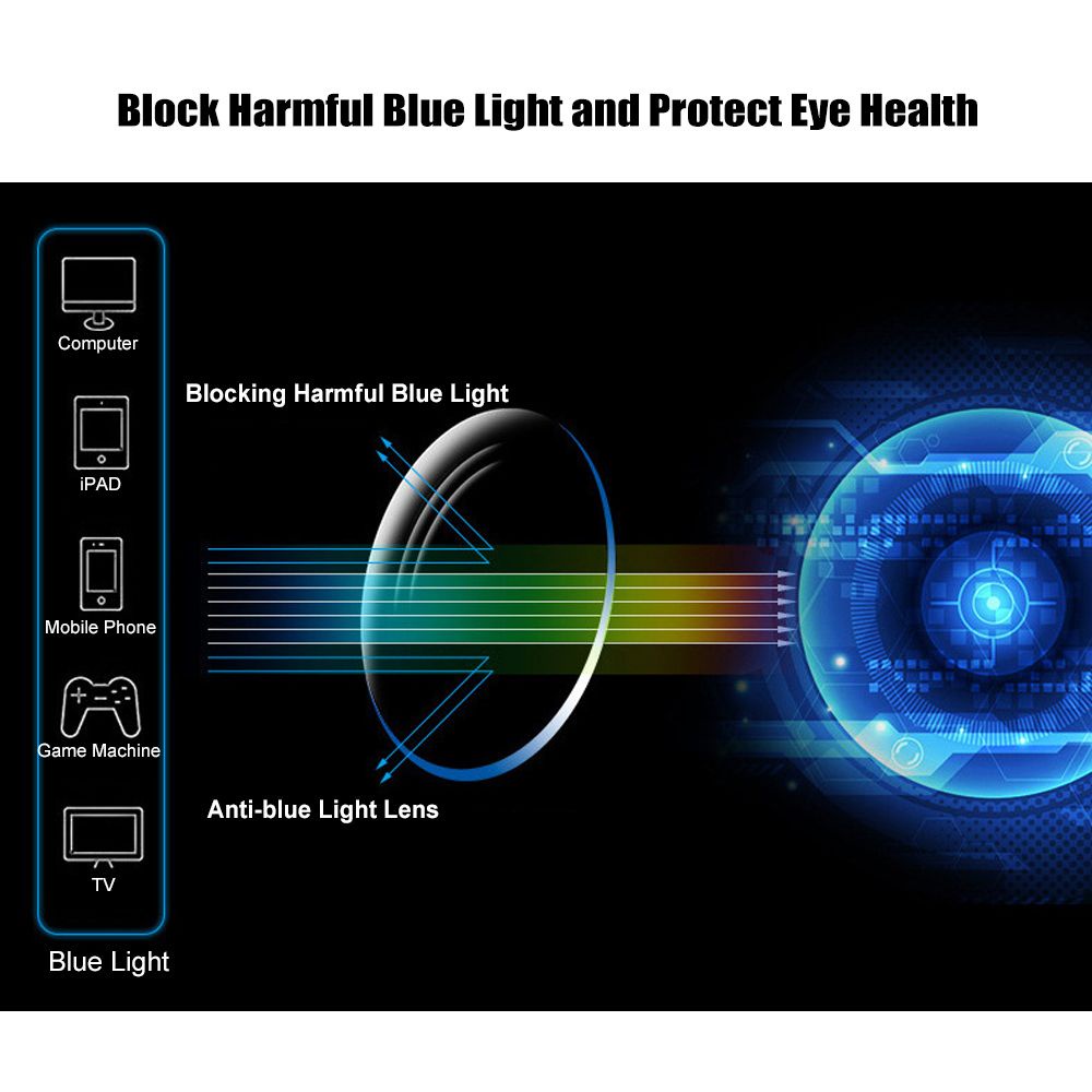 Kính đọc sách chống mỏi mắt Tr90 Chống Ánh Sáng Xanh + 1.00 ~ + 4.00s