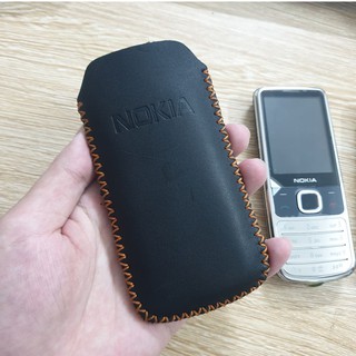 Bao Da Cầm Tay Điện Thoại Nokia 6700 Classic Màu Đen