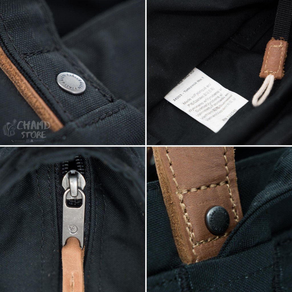 Túi balo Tote Cáo Fjallraven Totepack No.1, tote đa năng hàng xịn, hình thật.
