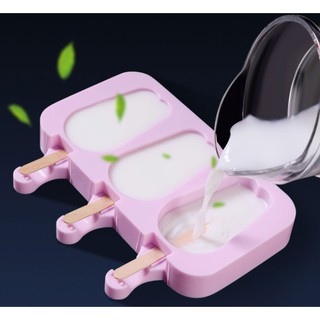 [ẢNH THẬT] 🍦TẶNG KÈM 50 QUE🍦 - 🥰 KHUÔN KEM SILICON SIÊU CUTE MẪU MỚI [ẢNH THẬT]