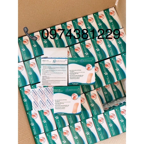 băng dính cá nhân *hộp 102 miếng*