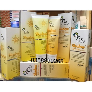 ✅ (CHÍNH HÃNG)(Hàng CTY) Kem chống nắng Fixderma Shadow Spf50+ cream chống nắng phổ rộng, dưỡng da, kiềm dầu 75g