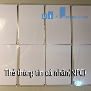 Thẻ từ thông tin cá nhân - thẻ nfc, cảm biến