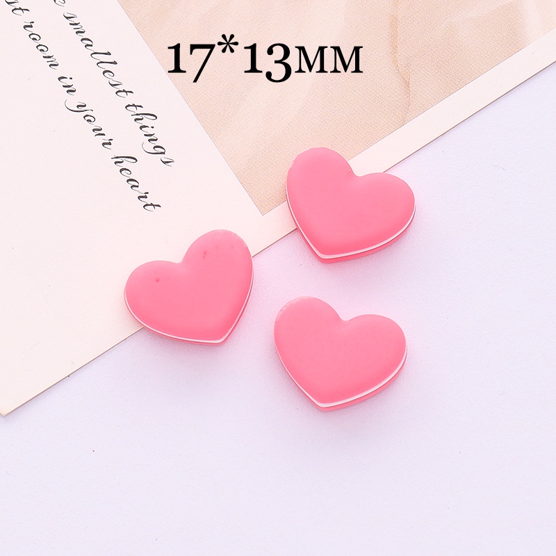 Phụ Kiện Trang Trí Điện Thoại Hình Trái Tim 3D Xinh Xắn