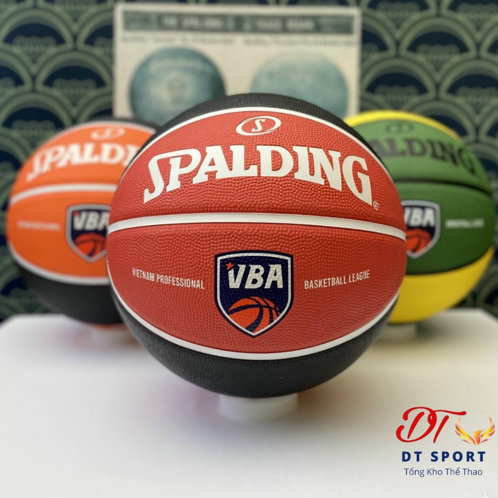 Quả bóng rổ chính hãng Spalding VBA size 7⚠️𝑭𝑹𝑬𝑬𝑺𝑯𝑰𝑷⚠️ tiêu chuẩn thi đấu [ TẶNG KIM BƠM ]