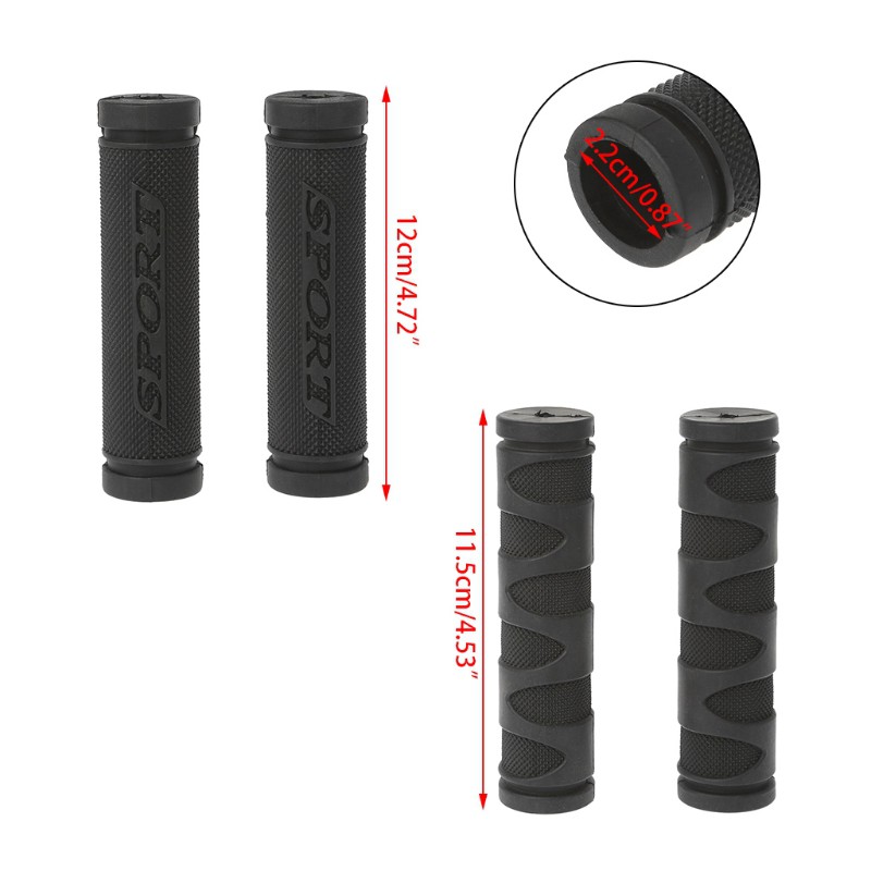 Vỏ bọc cao su mềm 3D cho tay lái xe đạp leo núi 22mm