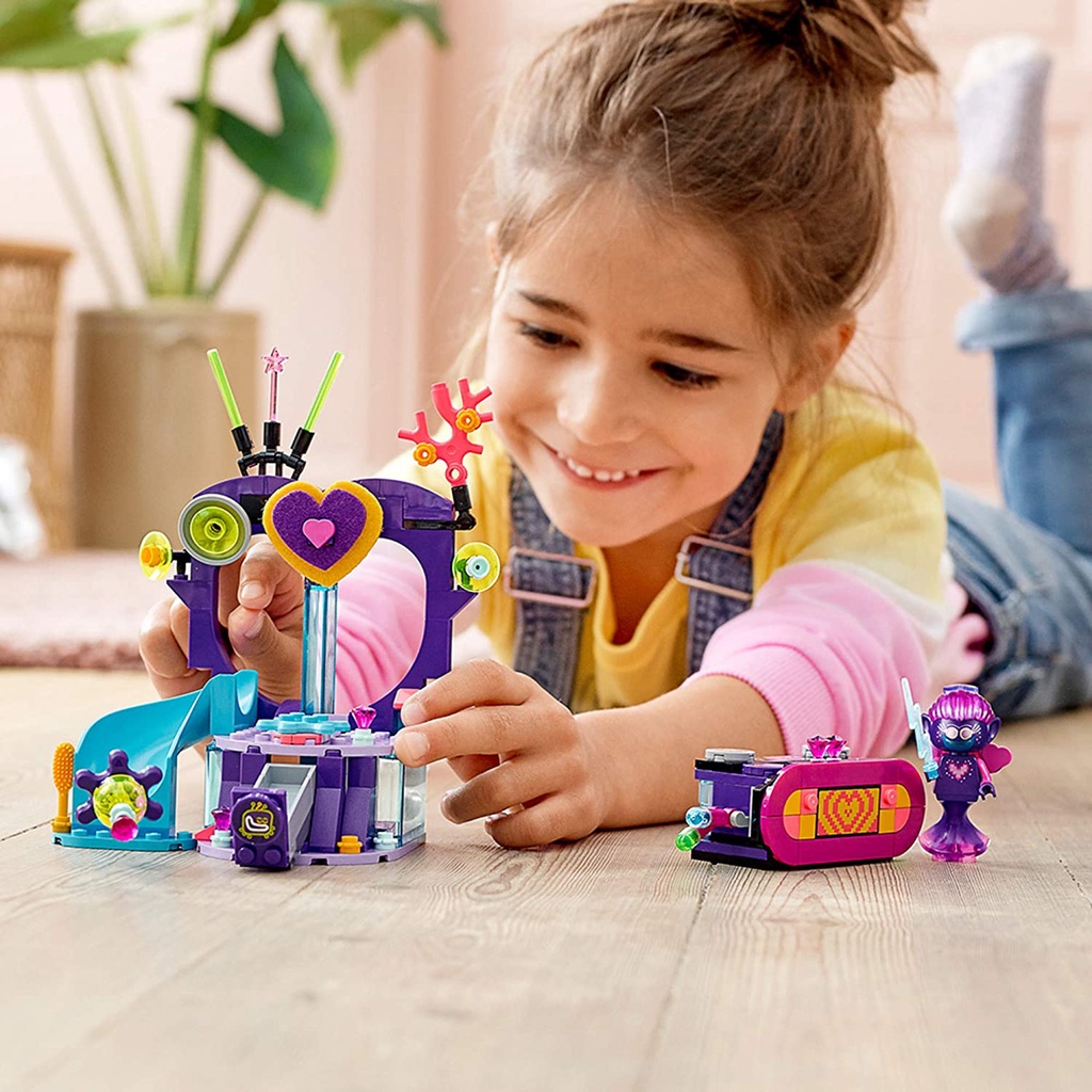 Đồ chơi LEGO Trolls World Tour bữa tiệc Techno Reef 41250 gồm 173 chi tiết