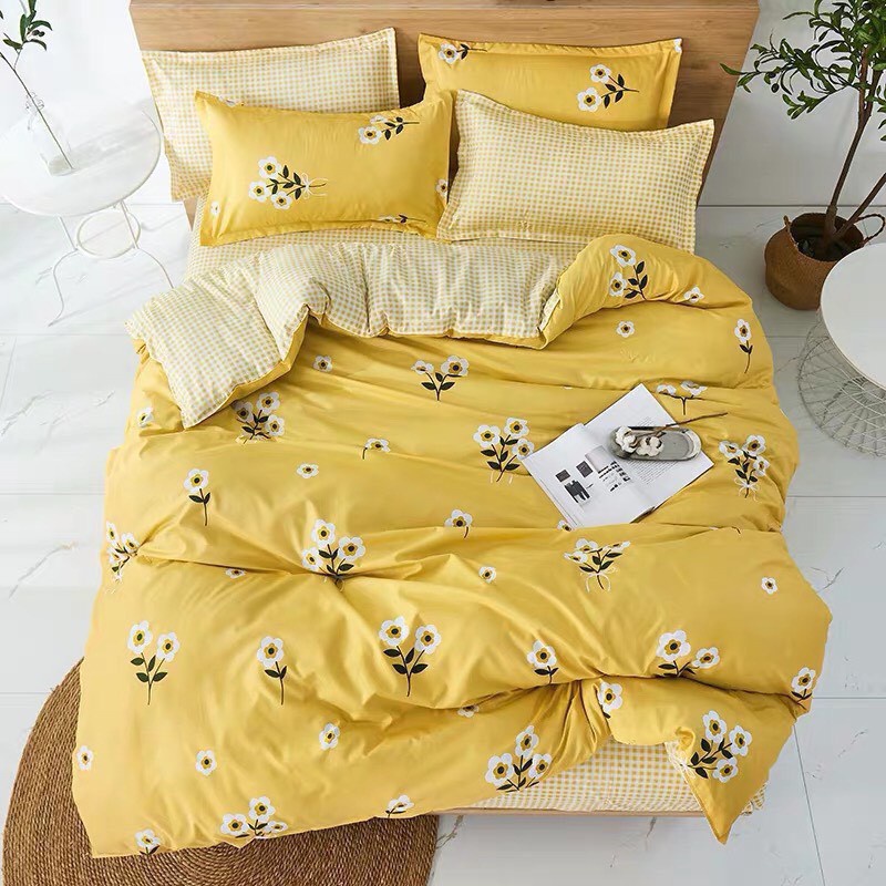 Bộ chăn ga gối , coton poly Emmibedding họa tiết kute đủ size miễn phí bo chun | BigBuy360 - bigbuy360.vn