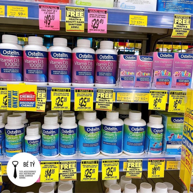 𝗩𝗶𝗲̂𝗻 𝗨𝗼̂́𝗻𝗴 𝗢𝘀𝘁𝗲𝗹𝗶𝗻 𝗩𝗶𝘁𝗮𝗺𝗶𝗻 𝗗𝟯 𝟭𝟬𝟬𝟬𝗜𝗨 - 𝗖𝗵𝗶́𝗻𝗵 𝗵𝗮̃𝗻𝗴 𝗨́𝗰