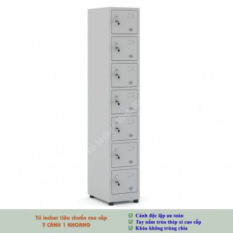 Tủ locker 7 ngăn cho nhân viên