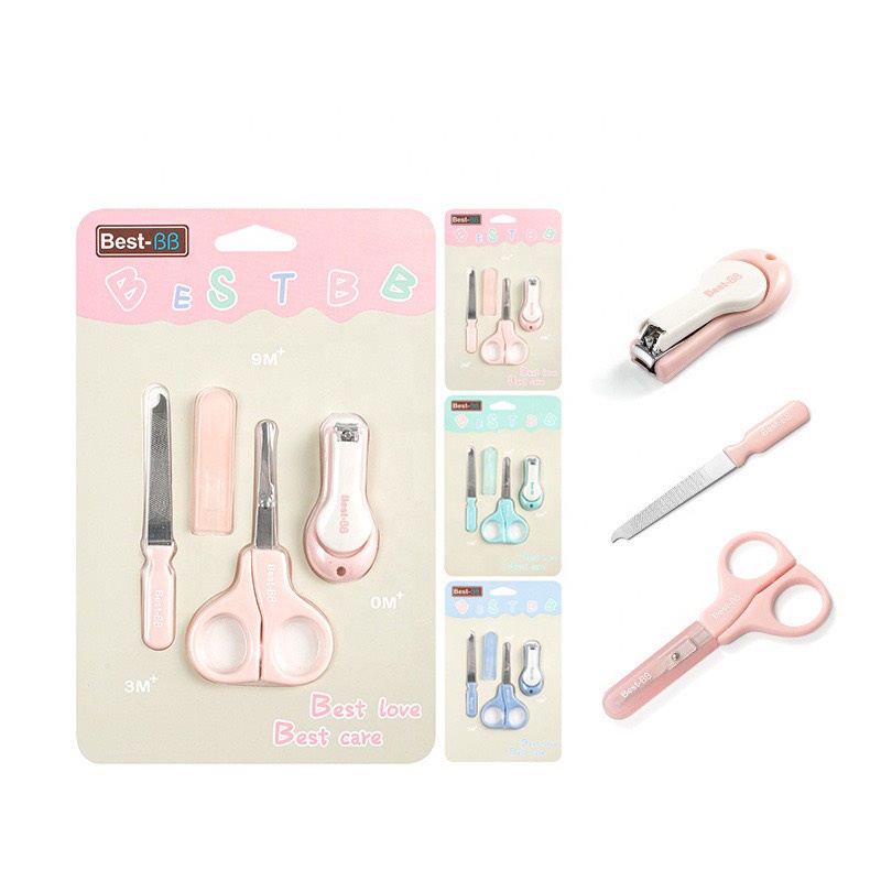 Vỉ bấm móng tay BEST BB - Bộ cắt móng tay 3 chi tiết cho bé