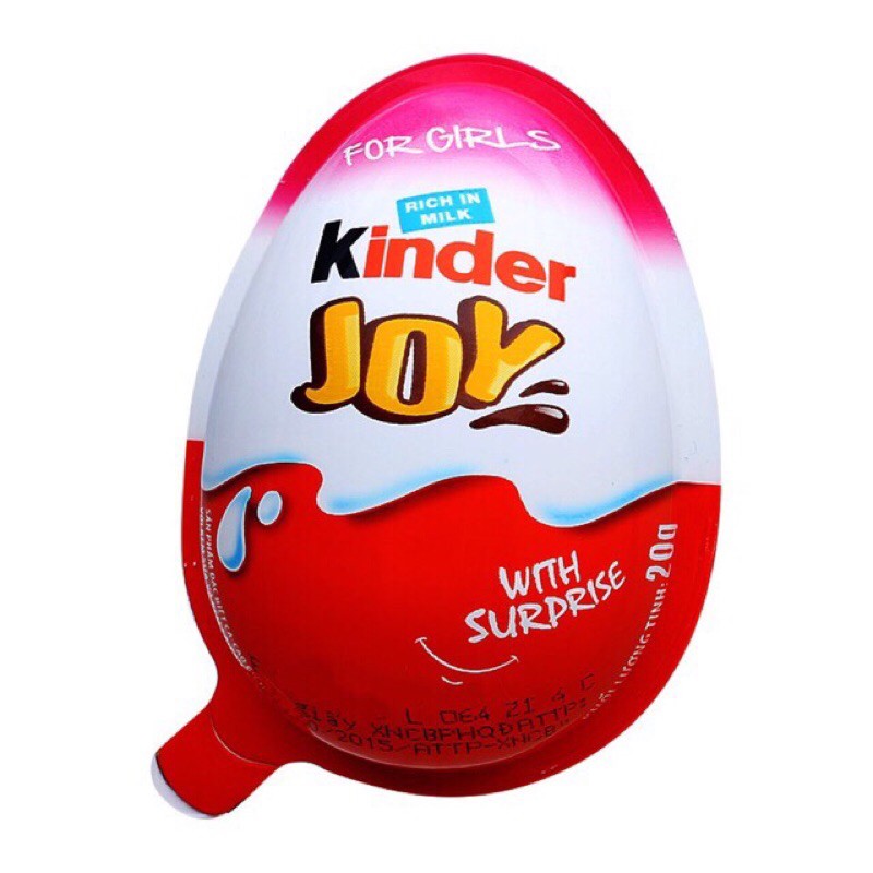 Trứng Socola Kinder Joy Đồ Chơi Cho Bé Trai &amp; Bé Gái 20g