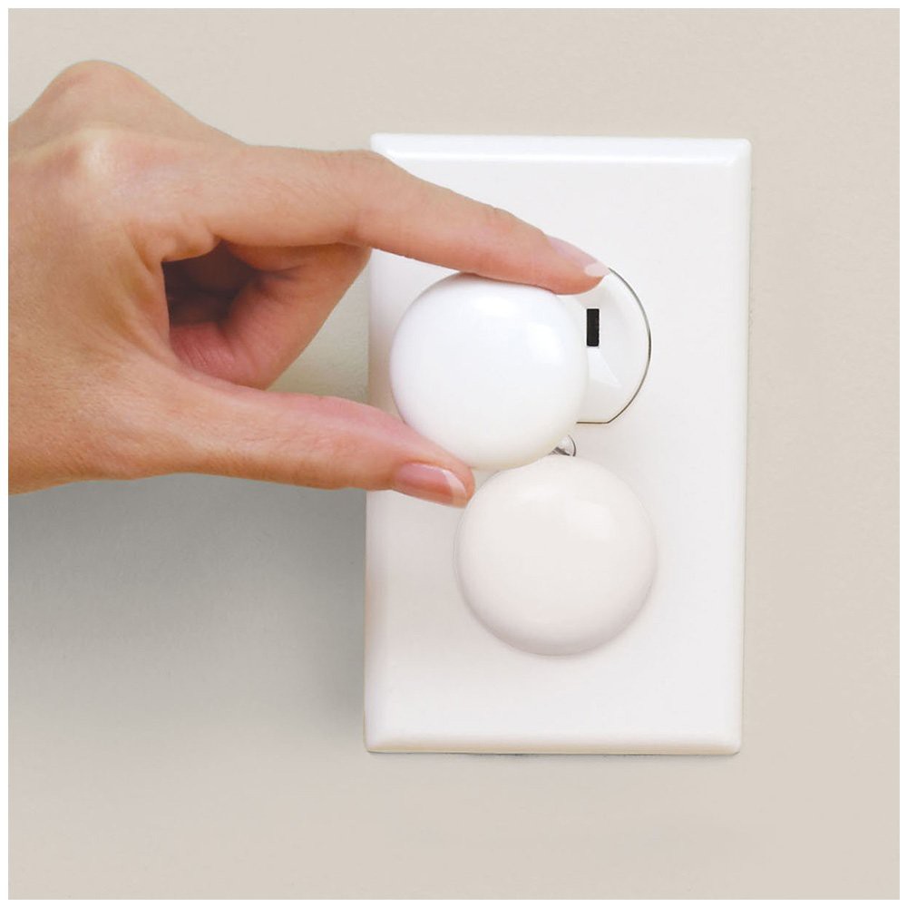 Combo 10 nút bịt ổ điện 2 chân bằng nhựa an toàn cho cả nhà