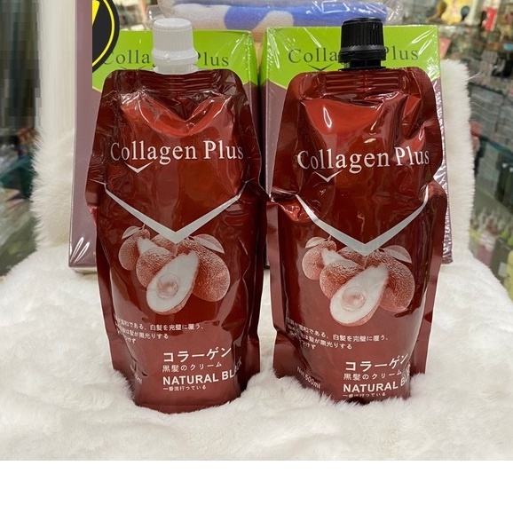 Nhuộm đen collagen tinh chất bơ chuyên gia phủ tóc bạc