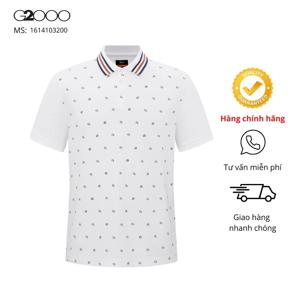 Áo Polo Nam G2000 (1614103200) Tay Ngắn Màu Trắng