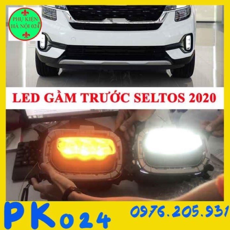 đèn seltos gầm trước xe kia seltos siêu đẹp độ lên bản premium