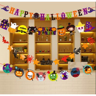 Cờ trang trí halloween NHIỀU MẪU