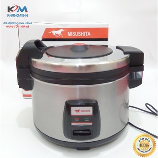 Nồi cơm công nghiệp Misushita Thái Lan nắp liền 13 lít (5.6 lít cơm) Bảo hành 12 Tháng