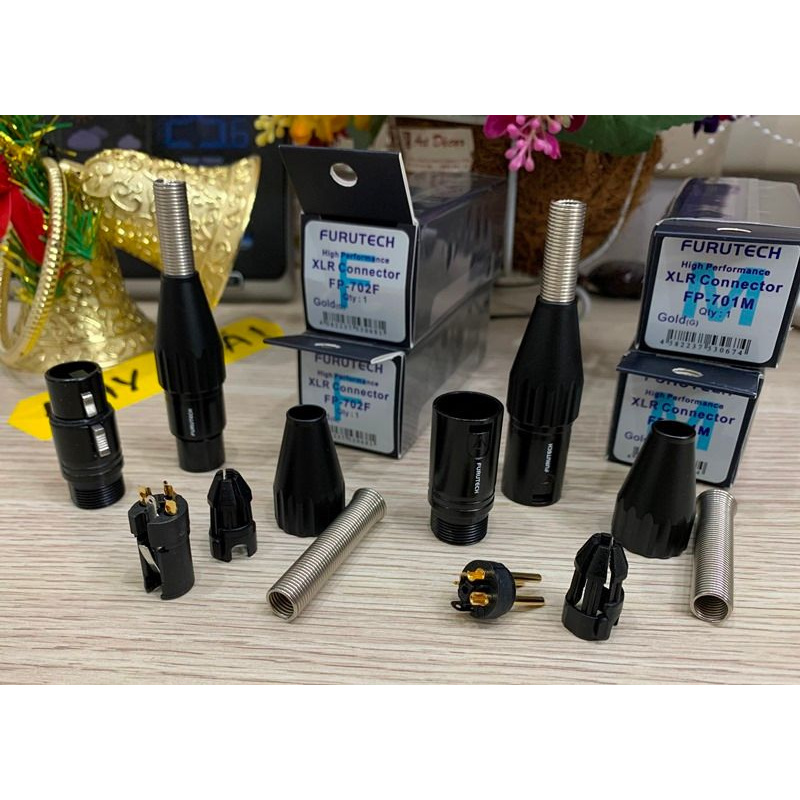 Phích cắm điện Furutech - Jack cắm Furutech - XLR ConnectorsFP-702F  và FP-701M