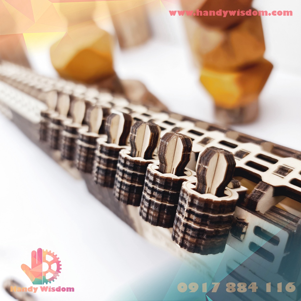 Mô hình lắp ghép gỗ - Shotgun Franchi SPAS-12
