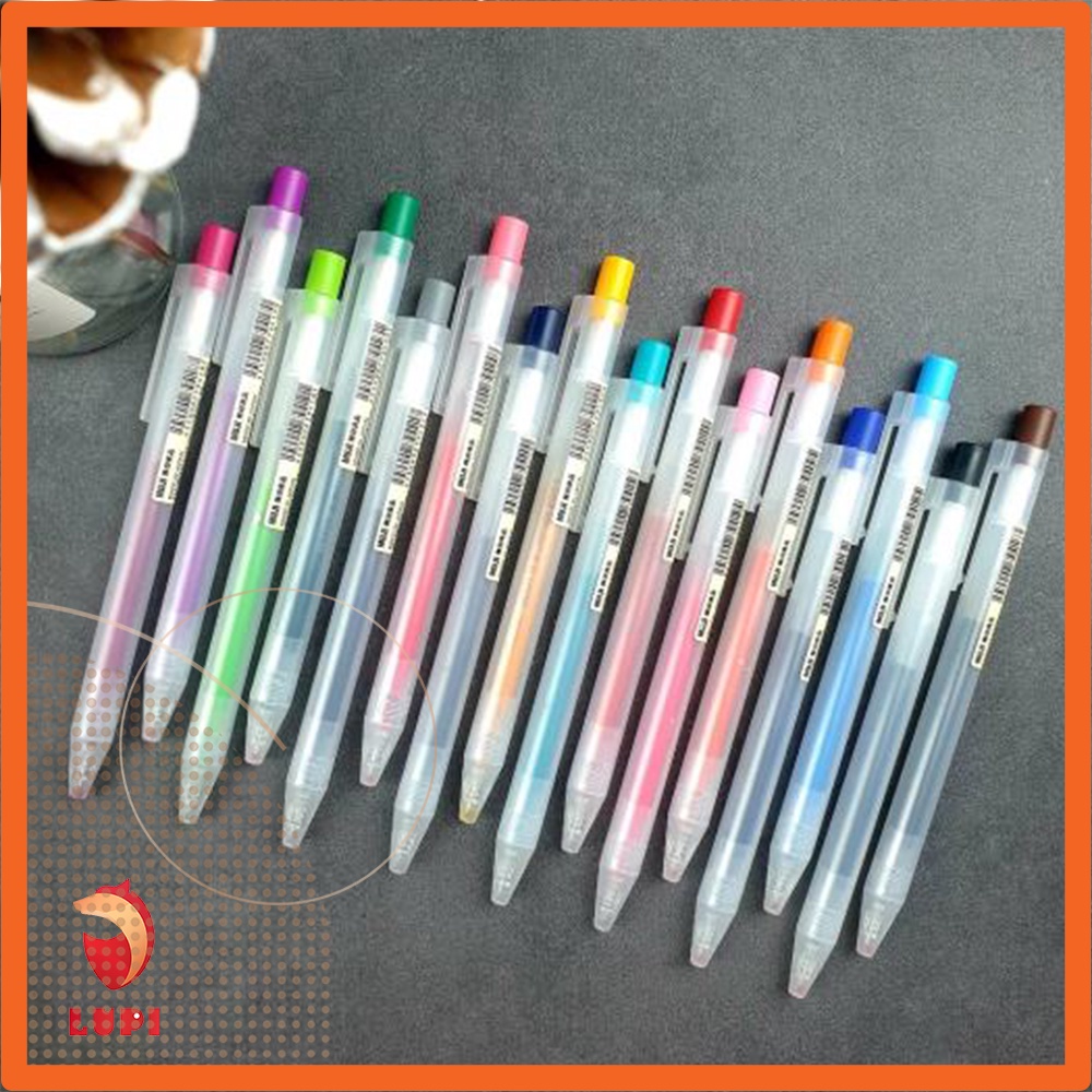 Bút bi đầu bấm MUJI
